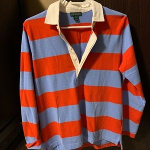 J Crew classic rugby shirt